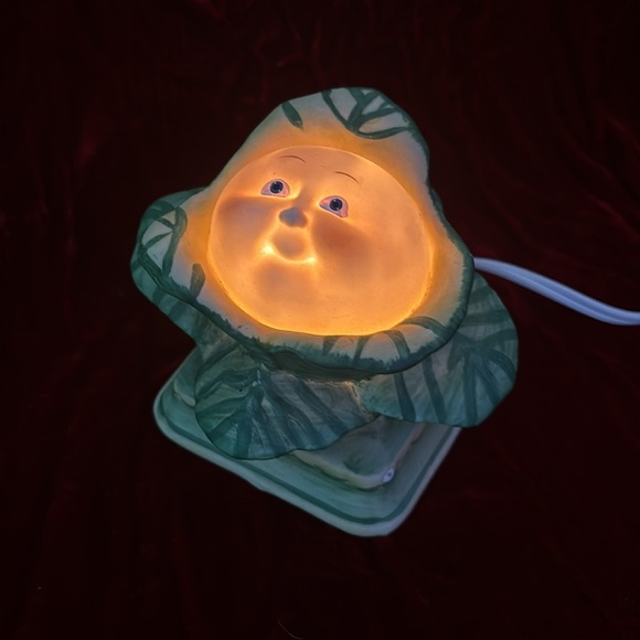 Cabbage Patch Baby Night Light; Perf Working Order; Porcelain, elec cord/switch - Picture 5 of 11